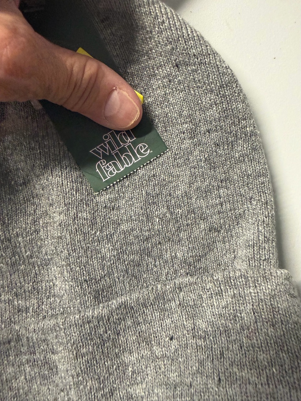 Wild fable, Heather Gray knit beanie new with tags